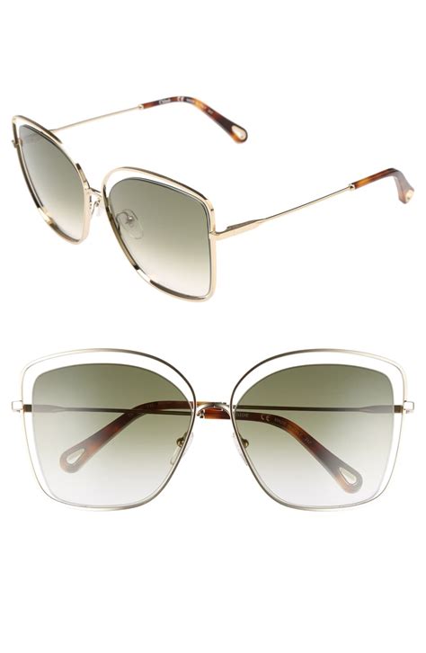 vintage chloe sunglasses|chloe 60mm halo frame sunglasses.